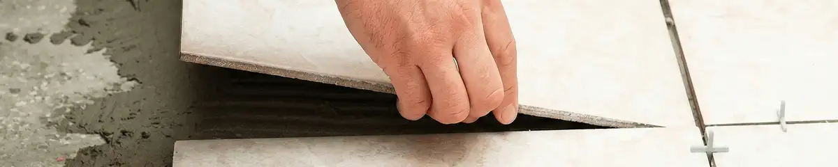 Professional installing ceramic tile floors in Clearwater, FL